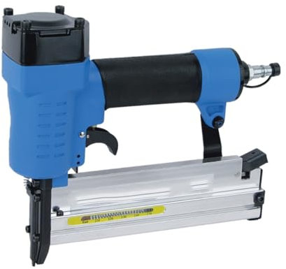 BORRGTU Graffettatrice pneumatica Senza Olio Cucitrice pneumatica 2 in 1 SF5040 Chiodatrice for Chiodi con pinzatrice for Punti Metallici