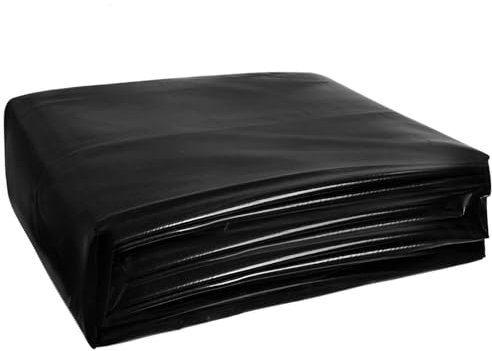 Meliei Bâche pour Bassin Étanche-1x3.0m 2x5m 4x4.0m, Flexible Bâche D'étang pour Piscines, Bâche pour Étang Anti-UV pour Construction De Bassins, Jardins Aquatiques(Size:4x4)