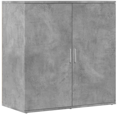 vidaXL Sideboard Betongrau 79x38x80 cm Holzwerkstoff