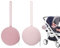 MetalNuts 2pcs Schnullerbox für Unterwegs - Silikon Schnuller Aufbewahrung, BPA-freie Tragbare Aufbewahrungsbox, Schnullerbox Silikon Baby Zubehör für Mädchen und Jungen