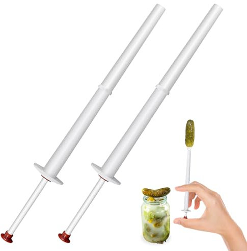 Pickled Onion Grabber 2pcs Multi-Kinetic Pickle Grabber Tool Pickled Onion Fork Pickle Fork Pickle Kit Pickled Onion Picker for Canned Food Pickles Pickled Onions Fruit Barbecue