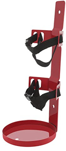 DOITOOL Supporto Muro per Estintore 13a 6kg in Ferro Superficie Lucida, e Facile da Installare, per Sicurezza Domestica e Professionale