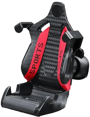 Renchey Soporte para teléfono para automóvil, Soporte para teléfono para automóvil | Soporte para teléfono móvil con forma de asiento de carreras - Soporte multifuncional para teléfono con ventilación