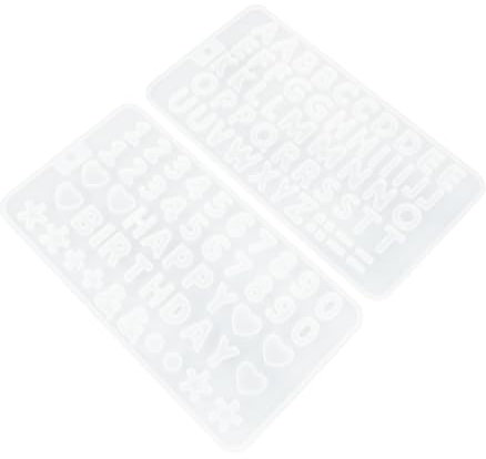 BELLIFFY 2stücke Buchstaben Und Zahlenformen Für Bastelprojekte Alphabet Und Zahlengestaltung Kinderfreundlich Und Einfach Zu Reinigen Für Und Dekorationen