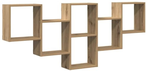 vidaXL Wandregal Artisan-Eiche 159x18x66 cm Holzwerkstoff