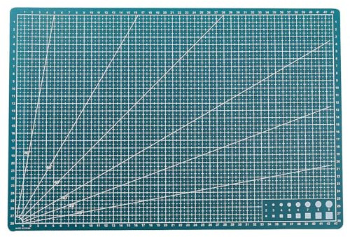 Selbstheilende Nähmatte, A3, A4, A5, Multifunktions-Schneidematte, selbstheilende Schneidematte, Quilt-Schneidematten, doppelseitig, zum Basteln, Stoff, Nähen, Quilten, Scrapbooking