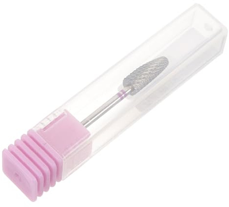 Gatuida Broca para Cutículas de Uñas de Tungsteno Acero para Manicura Profesional, Conveniente y Compatible Taladros Eléctricos, Adecuado para Uso en Casa y Salón