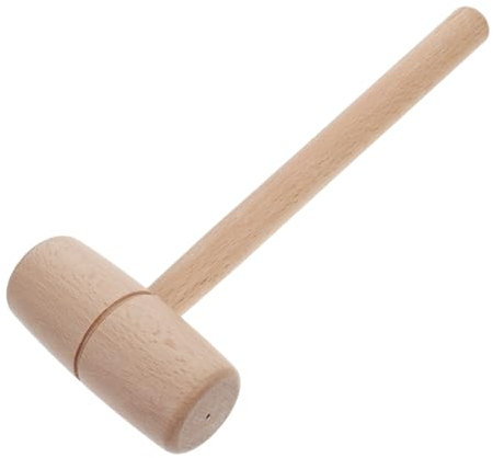 Hemobllo Holzhammer Mit Buchenholzgriff Für Bastelwerkzeuge Und Heimwerkerprojekte Kleiner Hammer Zum Schnitzen Und Lederhandwerk