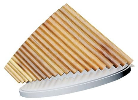 Leichte Panflöten Professionell gespieltes Holzblasinstrument Panflöte für Erwachsene(25-pipe G)