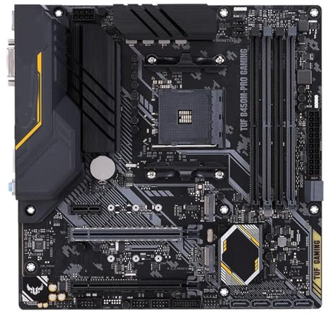 Cartes mères Fit for ASUS TUF B450M-PRO Gaming AMD B450 AM4 Carte mère Prise en Charge Ryzen 5 5600X/5600 7 5800X3D 3600 9 5900X CPU M.2 SATA 6 GB/s MATX