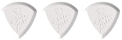 Chicken Picks BADAZZ III Gitarrenplektren, 2,0 mm, Weiß, 3 Stück