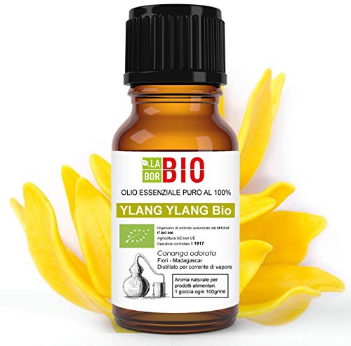 Ylang Ylang Öl Bio Ätherisches Öl 100% Reines 5 ml - Aromatherapie Kosmetik Therapeutische - Laborbio