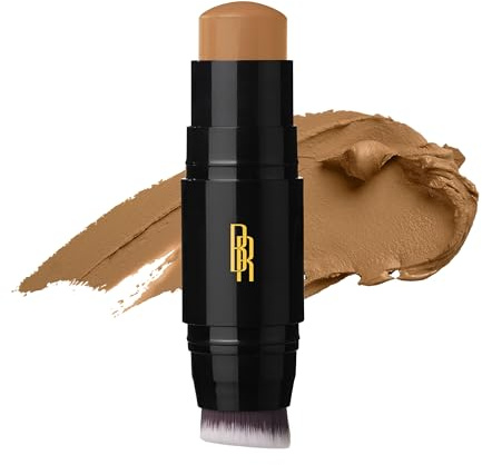 Black Radiance Color Perfect Foundation Stick with Soft Brush Applicator Duo – Buildable, Blendable Versatile Pigment-Rich Formula - Beautiful Bronze