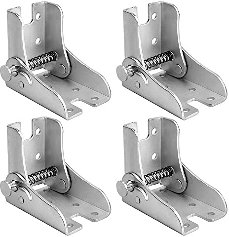 4 Stücke Klappbarer Stuetz Rahmen,Faltbare Scharniere,Stahl Faltbare Scharnier,Bänke Tischbein Scharnier,Verwendet Für Werkbänke,Schreibtische,Klappbeine,Wandregale Und Klappregalhalterungen