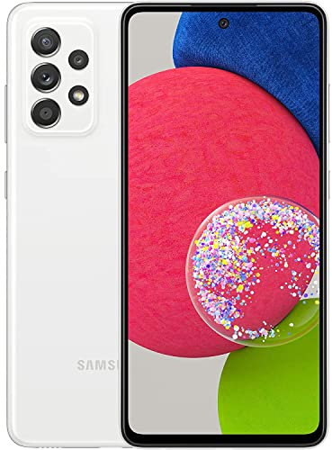 Samsung Galaxy A52s 5G, 6.5-inch, 128GB Dual-Sim, White (Renewed)