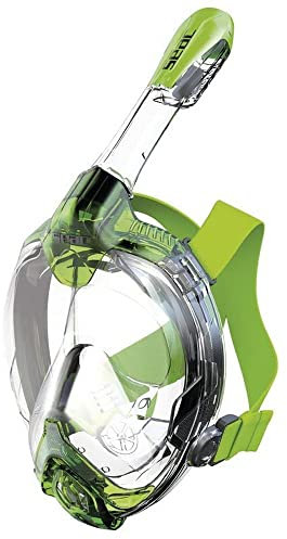 SEAC Libera, Vollgesichtmaske zum Schnorcheln mit Schnellverschluss-Schnallen, L/XL