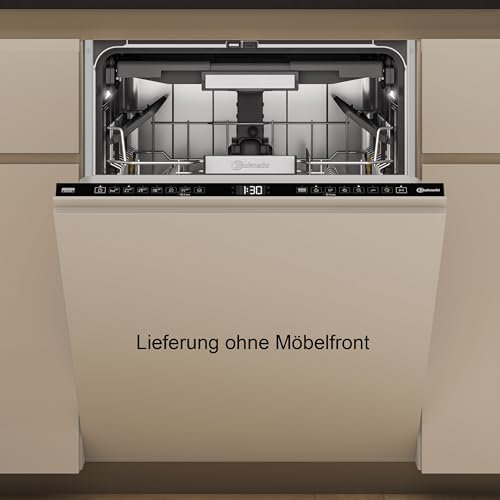 Bauknecht BD7I HF60 TUC Vollintegrierbarer Geschirrspüler/60 cm/15 Maßgedecke/PowerClean Pro-Effektive Hochdruckdüsen/Natural Dry-Automatische Türoffnung-Bessere Trocknung/MaxiSpace-Mehr Innenraum