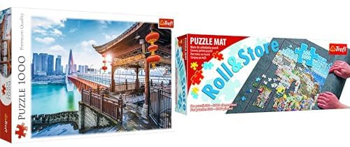 Bundle Trefl 1000 Chinesische Stadt + Trefl 500-3000 Puzzlematten