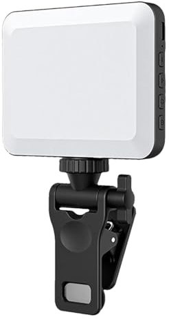 Selfie Light for Phone - 2000mAh Clip on Selfie Ring Light for Phones - Phone Light Attachment, Rechargeable Selfie Light, Video Recording Light for Vlog
