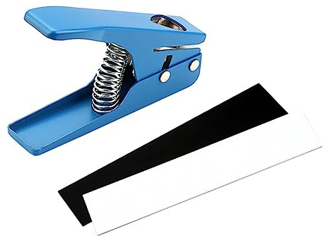 ERINGOGO Professionelles Gitarrenstanzer Werkzeug aus Metall zum Selbstgemacht Herstellen von Plektren für Bassgitarre und Gitarre als Praktisches Zubehör