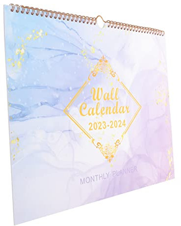 DIYEAH Wandkalender Monate Monatsplaner Mit Yo-spiralbindung Handlich Und Platzsparend Kalender Zum Aufhängen Für Büro Schule Und Zuhause Mit Notizfunktion Für Terminorganisation