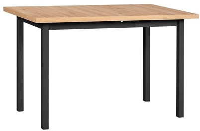 LeafDesign Esstisch, Holzklapptisch mit Einsatz, Stilvoller, Klassischer, Familientisch, Tisch für 4-6 Personen, Made in EU, Max 10 (120/160x70x75)
