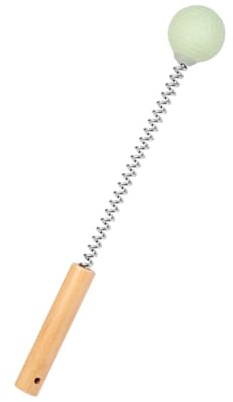 SOIMISS Martillo de Masaje Corporal Multifuncional y Relajar el Cuerpo Cansado Cabeza Redonda para Masajear Múltiples Puntos Material Abs y Madera Color Aleatorio