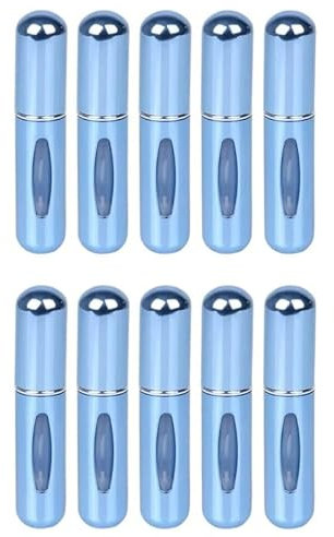 WANGZEYU Pulverizador Agua Botellas atomizadoras portátiles Recargables de 5 ml con Revestimiento de plástico y atomizador Mini. Pulverizador(104-05X10)