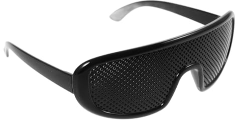 Baluue Gafas Perforadas Ligeras de Plástico para Reducir la Fatiga Diseño Cómodo y Estable Unisex para Diario