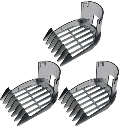 Haarschneidekamm, kompatibel mit Philips, QC5510 QC5530 QC5550 QC5560 QC5570 QC5580 Haarschneidekamm, klein, 3–15 mm(3PCS)