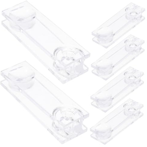 VALICLUD 6 Piezas Unidades Peso para Cordón de Persiana Vertical Acrílico Resistente y Decorativo Accesorios para Cortinas Enrollables Fácil Instalación y Mantenimiento Diseño Simple y