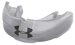 Under Armour Mouth Guard for Braces, Sports Mouthguard for Football, Lacrosse, Hockey, Basketball, Strapless, Youth & Adult, Youth,