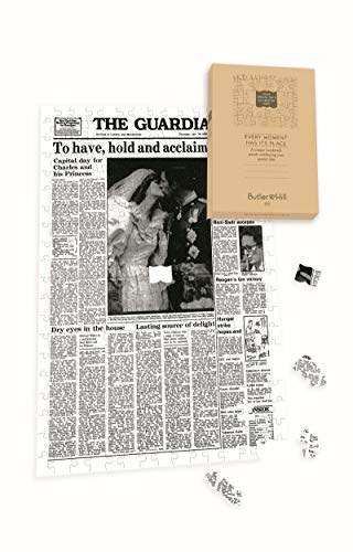 The Guardian Personalised Front Page wooden Jigsaw Puzzle - Personalized 400 Piece Jigsaw Puzzle - Celebrate A Birthday, Anniversary Or Special Occasion 32 x 47cm
