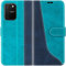 Mulbess für Samsung Galaxy S10 Lite Hülle, Handyülle Leder mit Kartenfach, Klapphülle mit Magnetverschluss, Flip Case Etui Handytasche Schutzhülle, Stilvoll Mint Blau