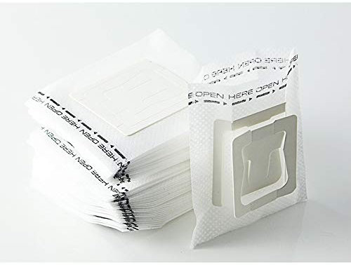 100 Stück Kaffeefilter zum Aufhängen, für die meisten Tassen aus Papier, für Reisen, Camping, Zuhause, Büro
