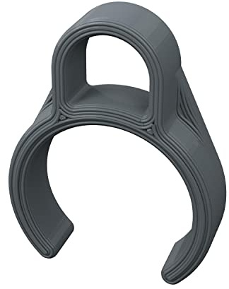 Poolabdeckungsclip für 44, 40, 35, 30 mm Schiene (z. B. Intex), Zeitsparer, Windschutz, Grau