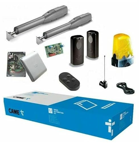 KIT AUTOMAZIONE CANCELLI 2 ANTE BATTENTI MAX 3MT E 400KG CAME KIT ATS 8K01MP-023