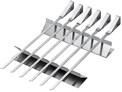 Michelino 8-tlg. Schaschlikspieße Set Grillspieße Edelstahl Spießlänge: 39cm