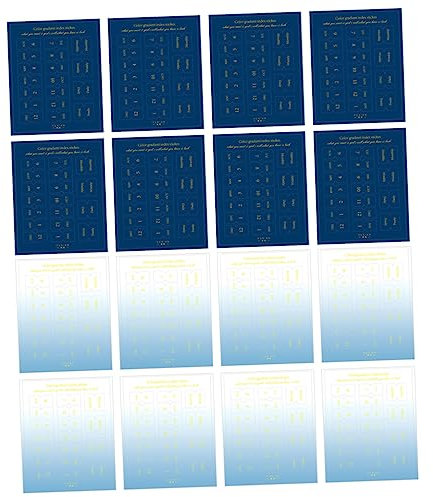 TOGEVAL 20 Blätter Aufkleber Klebeetiketten Index-tabs Indexbezeichnungen Klebestreifen Klassifizierungsetikett Klassifizierung Registerkarten Reiter Etiketten Beachten Spezialpapier