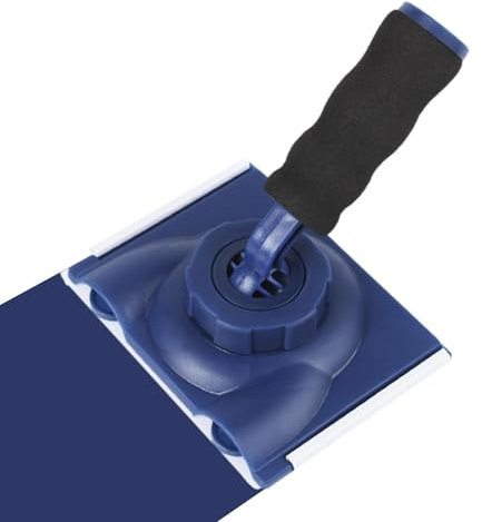 Farbkantenschneider Paint Edger Blau, Paint Edger, Kantenmaler - Farbkantenwerkzeug, Kantenmalwerkzeug mit Drehbarem Griff Farbpad-Applikator für Wände, Decken, Ecken und Kanten