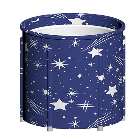 Acunny Baignoire pliable pour adulte, bac de douche pour salle de bain, avec rabat pour cabine de douche, baignoire portable pour le camping et l'utilisation à la maison