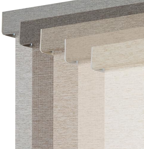 Persilux Light Filtering Roller Shades for Window Blinds,Cordless,Linen Fabric,Thermal Insulated Fabric UV Protection Shades for Home,Office,Bedroom,Door,Light Filtering-Cream,34 1/2 W X 72 H