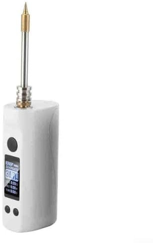 Lecreatekit Heating Wireless Soldering Iron With USB Charging, Soldering Iron Electric Welding Tools Fast Heating Portable Kit(White)