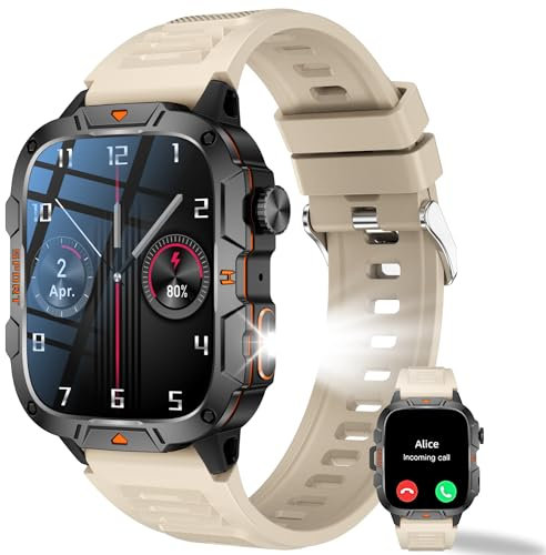 Smart Watch per uomini, donne e bambini, fitness tracker con chiamate Bluetooth, cardiofrequenzimetro, SpO2, monitoraggio del sonno, contapassi, orologio sportivo, impermeabile, compatibile con