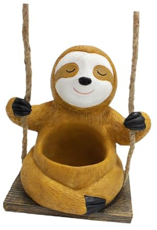 Toyvian Adornos De Maceta De Perezoso Colgante De Maceta Colgante para Plantas Decoración De Jardín para Balcón o Patio