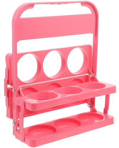 Holibanna Cesta Pieghevole per con Portabottiglie Portatile per e Feste Raccoglitore per Bottiglie Resistente Bar e Casa