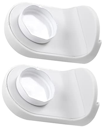 Hemobllo Jabonera Magnética para Baño Ventosa, Estante Plástico Gris, sin Taladro, Antimoho, para Paredes Lisas, 2 Piezas, Organizador Pared Ducha