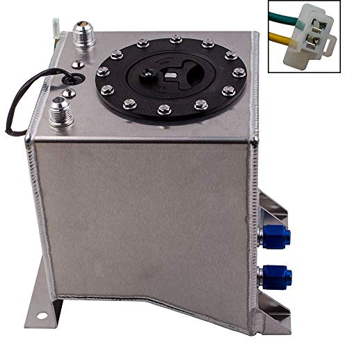 maXpeedingrods Universal Aluminium 10L/2.5 Gallone Brennstoffzellentank | mit Füllstandsensor