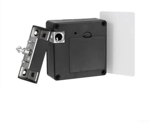 Niceminiwall Serratura per porta in legno Keyless elettronica invisibile serratura con scheda IC e NFC sblocco per mobili cassetti e armadi