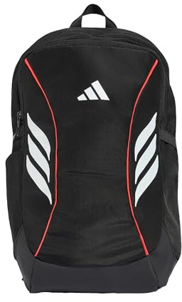 adidas Unisex - Adulto Predator Training Power Backpack, black/lucid red/white, One Size